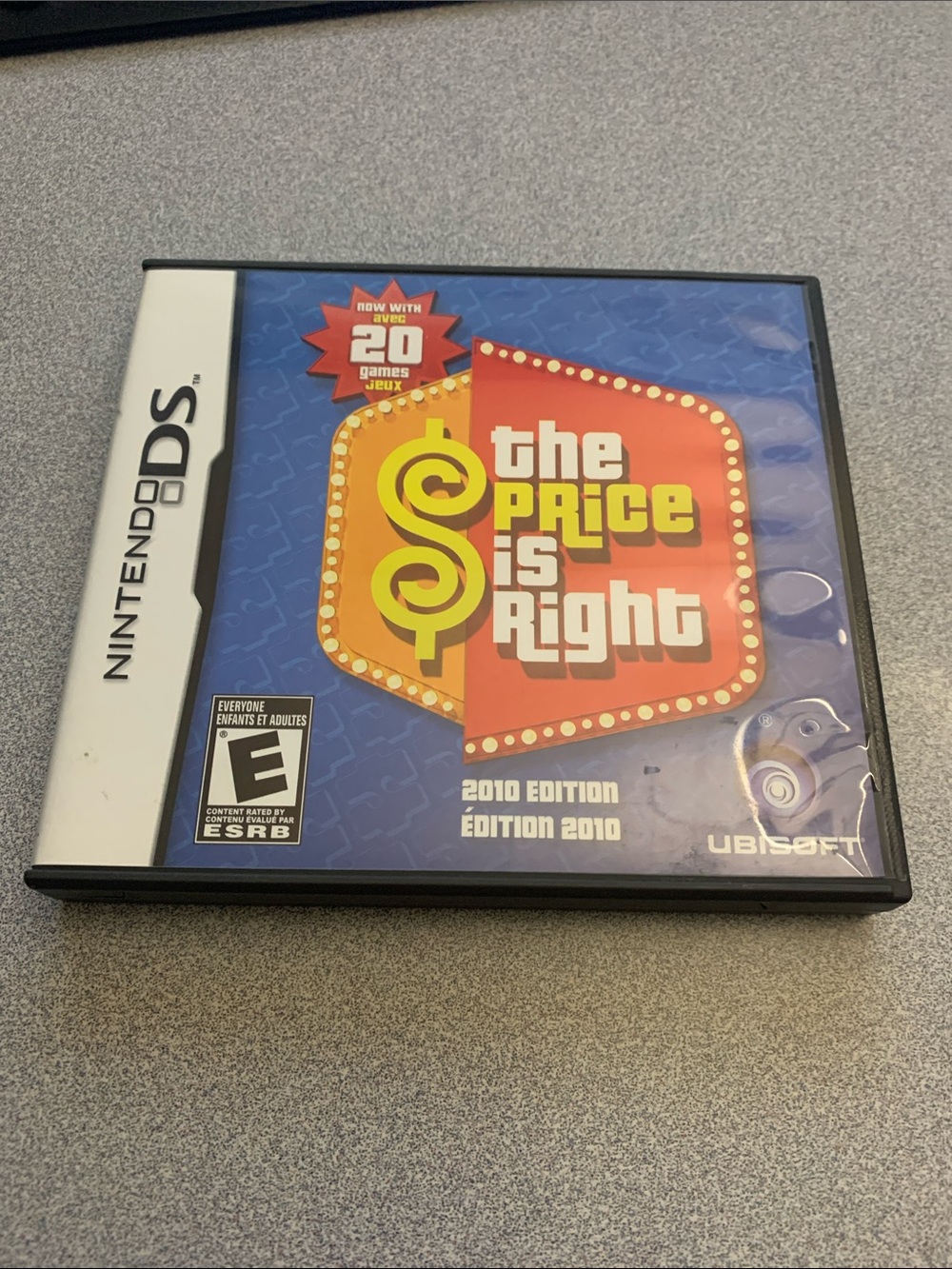 Nintendo The Price Is Right 2010 Edition Game - Blue & Yellow Cover